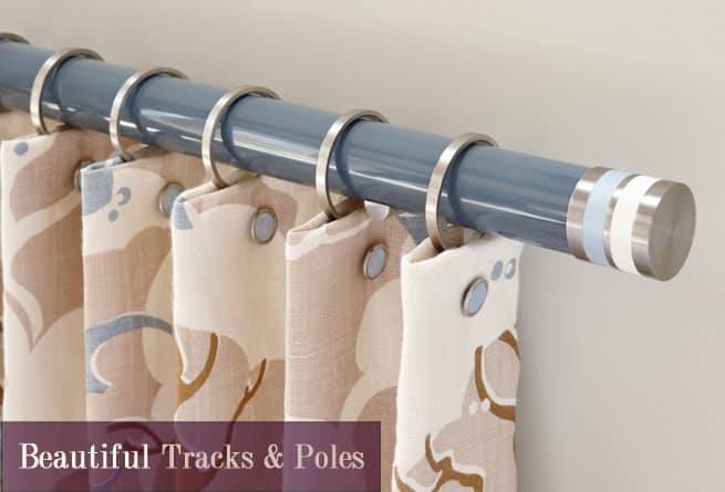 tracks and poles made to measure